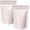 Light Pink Stand Up Bag, variant on 100 Pack Matte Black Mylar Flat Bags - 6.3x9.4 Inches Resealable Smell Proof Foil Zipper Food Pouches - Sealable Flat Packaging Sample Pouch Bag