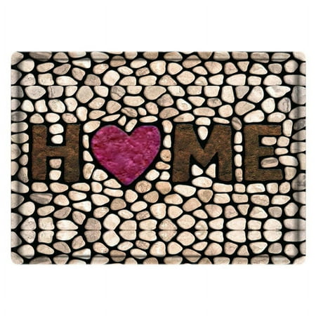 

3D Cobblestone Home Entrance Door Mat Bathroom Living Room Balcony Carpet Non- Kitchen Hallway Area Rug 45 X 120Cm