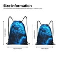 thumbnail image 2 of Fotbe Wolf Pattern Drawstring Backpack, Gym Bag, Lightweight Backpack, Water-Resistant Bag Travel Sports Backpack, Fitness Bag, Yoga Bag-Small, 2 of 6