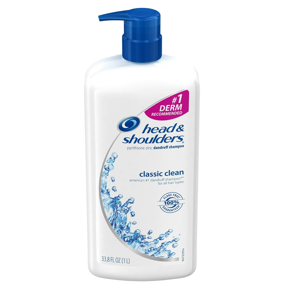 Head & Shoulders Classic Clean Dandruff Shampoo, 33.8 Fl Oz Walmart