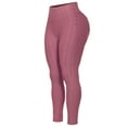 thumbnail image 5 of Made by Olivia Women's High Waist Textured Butt Lifting Slimming Workout Leggings, 5 of 6