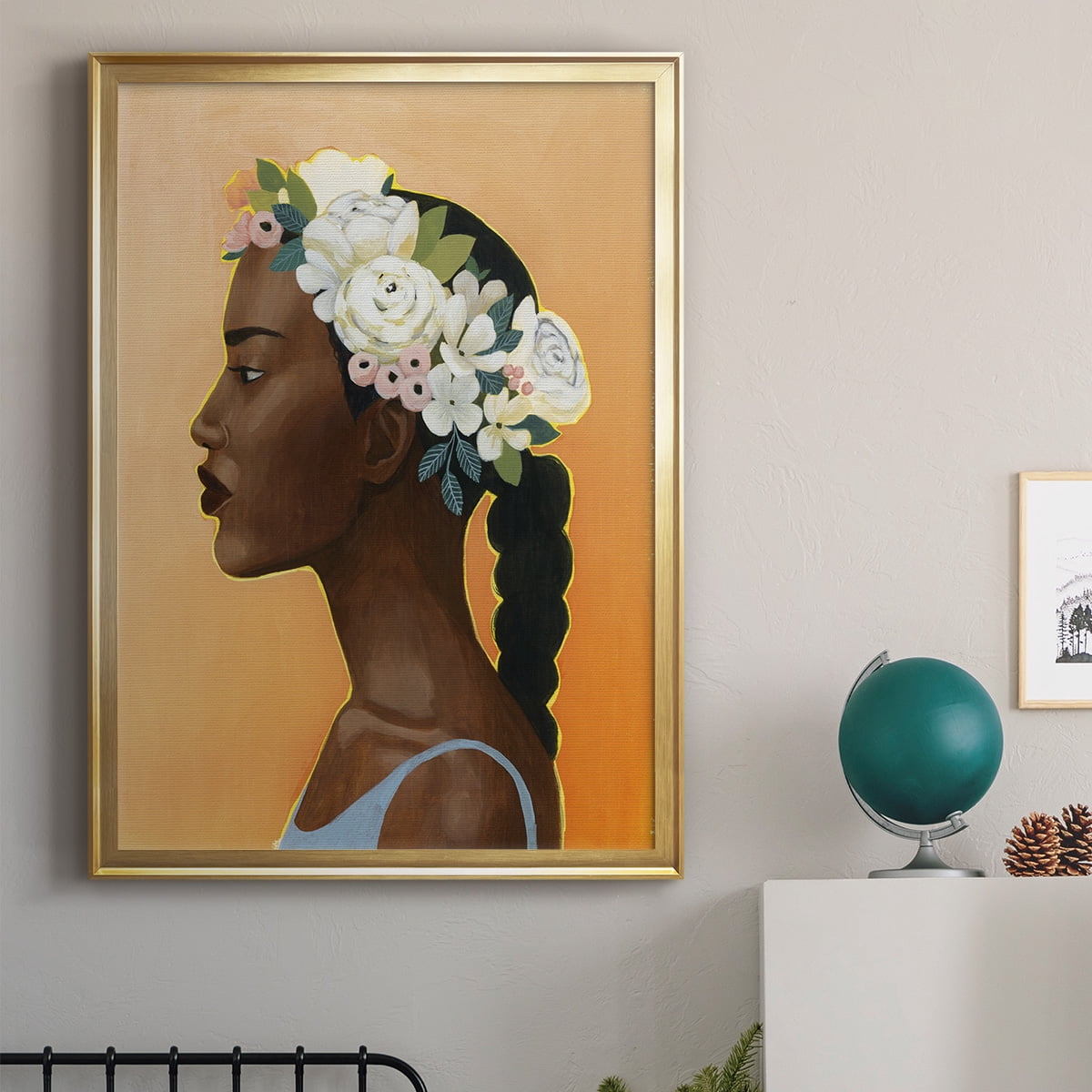 Modern Laurel II Premium Framed Print - Ready to Hang