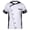 White&Black, variant on Men Print Chef Coat Short Sleeve Chef T-shirt Crew Neck Chef Shirt Kitchen Canteen Cooking Red XL