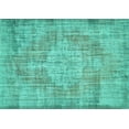 thumbnail image 1 of Ahgly Company Indoor Rectangle Abstract Turquoise Blue Contemporary Area Rugs, 6' x 9', 1 of 4