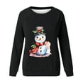 thumbnail image 4 of WXLWZYWL Oversized Sweatshirts for Women Long Sleeve Crewneck Pullover Xmas 3D Graphic Ugly Sweater Santa Shirts Funny Gifts, 4 of 4