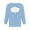 Light Blue, variant on Happy Cloud Raining Long Sleeve Toddler -Image by Shutterstock,  5 Toddler