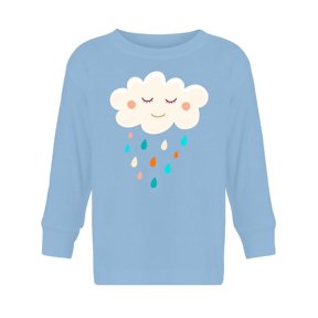 Happy Cloud Raining Long Sleeve Toddler -Image by Shutterstock, 5 Toddler