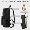 thumbnail image 4 of Mochila WEPOET Classic Basic Negra Impermeable para Mujer, 4 of 6