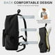 thumbnail image 4 of Mochila WEPOET Classic Basic Negra Impermeable para Mujer, 4 of 6
