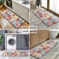 thumbnail image 6 of Pioneer Flower Floral Print Pattern Kitchen Rug Mat,Kitchen Runner Rugs Non Skid Washable,Decorative Kitchen Floor Mats for Kitchen,Sink,Laundry,17"x47.2", 6 of 7