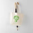 thumbnail image 5 of CafePress - Feminist Symbol Green Leaves Tote Bag - Unisex Canvas Tote Bag, Beige, 1-Piece, 5 of 7