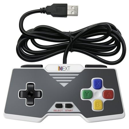 iNNEXT 2Pack SNES USB Controller Wired Gamepad Joystick for Windows PC