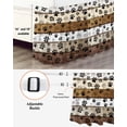 thumbnail image 3 of Brown Beige Farmhouse Wrap Around Bed Skirts for California King Bed 18" Drop,Bed Skirt with Adjustable Elastic Belt Dust Ruffle Bed Valance for Bedroom Black Dog Paw Vintage Wooden Bed Frame Cover, 3 of 7