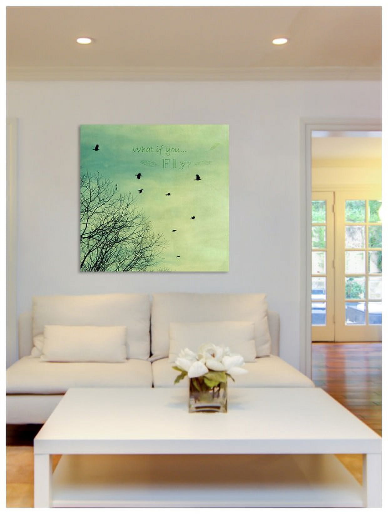 Marmont Hill "What If You Fly" by Robert Dickinson Painting Print on Canvas