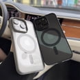 thumbnail image 5 of Matte Natural Titanium magnetic charging phone case for iPhone 16 15 14 13 12 11 Pro Max Plus Mini magsafe shockproof hard cover tzw, 5 of 5