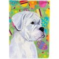 thumbnail image 1 of Caroline's Treasures SS4854CHF Boxer Easter Eggtravaganza Flag Canvas, Large, Multicolor, 1 of 5