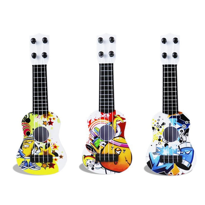 green SM SunniMix Kids Ukulele Toy Guitar 12.6 inch Early Educational Guitar Ukulele Toy for Boys and Girls Beginner Toddlers