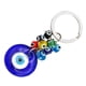 thumbnail image 2 of Turco Diablo Azul Ojos Llavero Colgante Ornamento Llavero de corona azul, 2 of 5