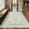 thumbnail image 2 of KUETH 5'x7' Area Rugs for Living Room, Non Slip Machine Washable Vintage Indoor Rug, Low Pile Chenille Print Rug for Bedroom Dining Room Home Office, 2 of 9