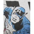 thumbnail image 3 of Marvel Mens Grey Short Sleeved T-Shirt, 3 of 4