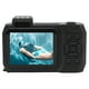 thumbnail image 1 of Cámara subacuática de 33 pasteles, 4k 65mp autfocus selfie cámae impermable de doble Pantalla con zoom ácctico 10x, cámarae compacta digital para snorkel, natación, buceo, 1 of 7