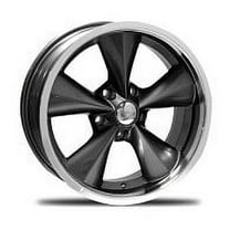 1 Boyd Coddington 17x8 5X4.50  00 BC1GM Junkyard Dog Gunmetal and Machined Lip Wheel Rim