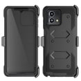 thumbnail image 6 of Takfox Case For Motorola Moto G Stylus 5G 2023,Shockproof Heavy Duty Rugged Locking Swivel Holster Belt Clip Kickstand Full Body Hard Shell Phone Cover Case,Black, 6 of 7