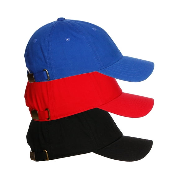 D&I Plain Dad Hat 100% Cotton Unstructured Hat Men Women Adjustable Strap