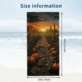 thumbnail image 3 of PHYHOO Beach Towels Fall Autumn Halloween Camping Towels Sand Free Quick Dry Travel Towels Microfiber Absorbent Quick Dry Pool Travel Swimming 30x60in, 3 of 8