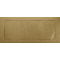 LUXPaper #10 Full Face Envelopes w/Peel & Press Sealing, 4 1/8 x 9 1/2, Grocery Bag Brown, 250/Pack
