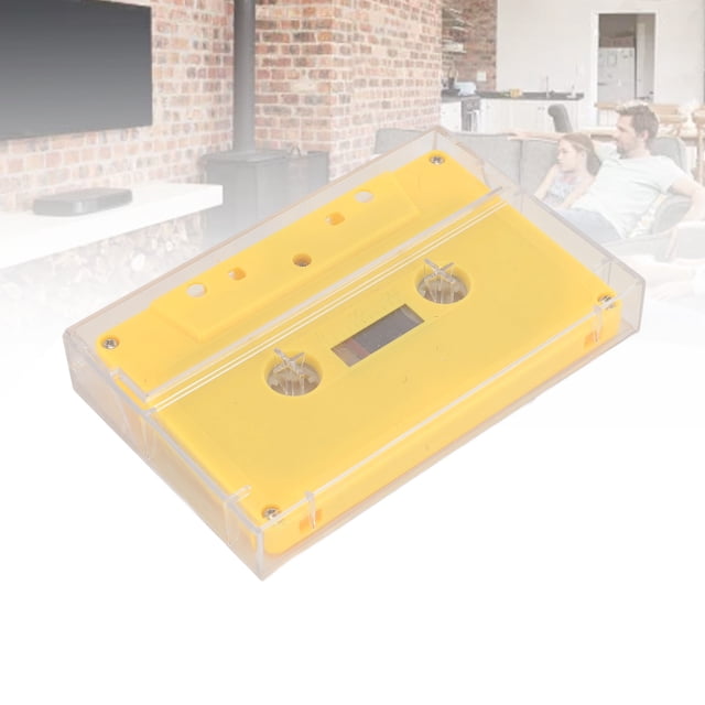 Blank Cassette Tape, 45 Min Time Blank Cassettes Tapes with Clear Case, for Sound Music Recording, Lectures, Study, Message