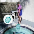 thumbnail image 2 of Pool Skimmer With 5 Aluminum Pole Adjustable Pool Leaf Cleaning Net Detachable For Cleaning Small Swimming Pool Bathtub Spa Fish Tank, 2 of 8