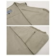 thumbnail image 5 of Men's Fishing Vest Summer Thin Multi-Pocket Cotton Waistcoat for Middle-aged  Elderly Large Size, 5 of 5