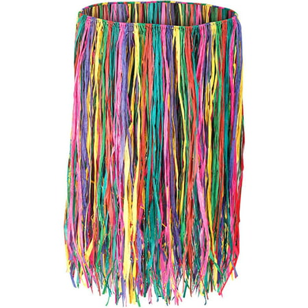 X-Large Deluxe Multi-Color Raffia Grass Hula Skirt - Walmart.com