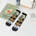 thumbnail image 7 of Pofeuu Pineapple With Black Glasses Print 30cm Socks, Adult Running Hiking Socks for Youth and Adult, 7 of 7