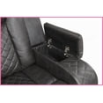 thumbnail image 6 of Modern Gray 3-Piece Power Reclining Living Room Set – Pebbled Faux Leather, LED Lights & USB Ports, 6 of 25