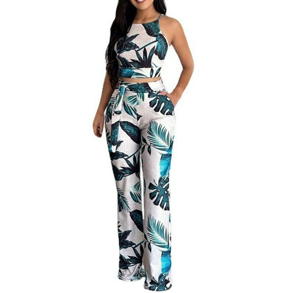 Ploknplq Two Piece Outfits for Women Lounge Sets for Women Women's Two Piece Activewear Crop Top + Leggings Tracksuit Jogger Wear Casual Ladies Pant Set Womens Fall Fashion 2023 Dark Blue S