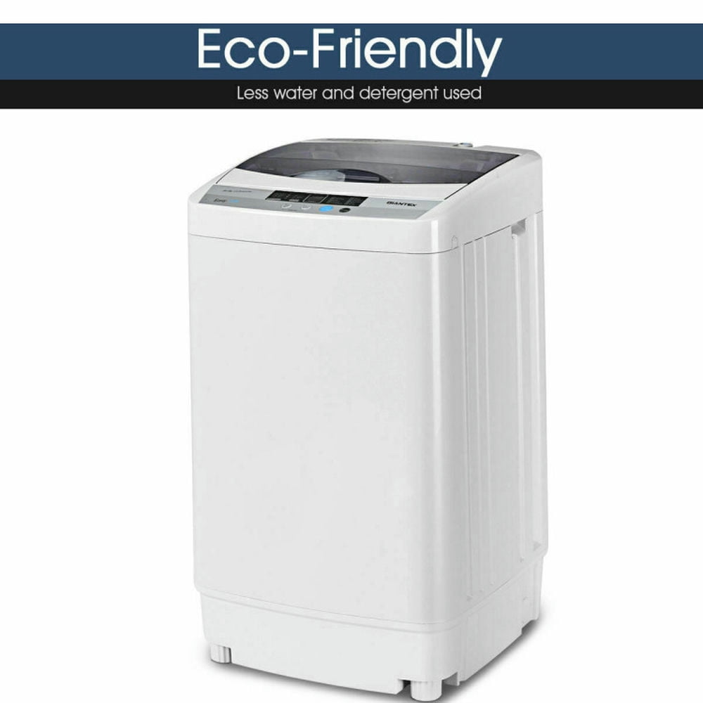 Barara King Washing Machine, Laundry Washer, 8.8 lbs Portable Full-Automatic Laundry Washing Machine with Drain Pump