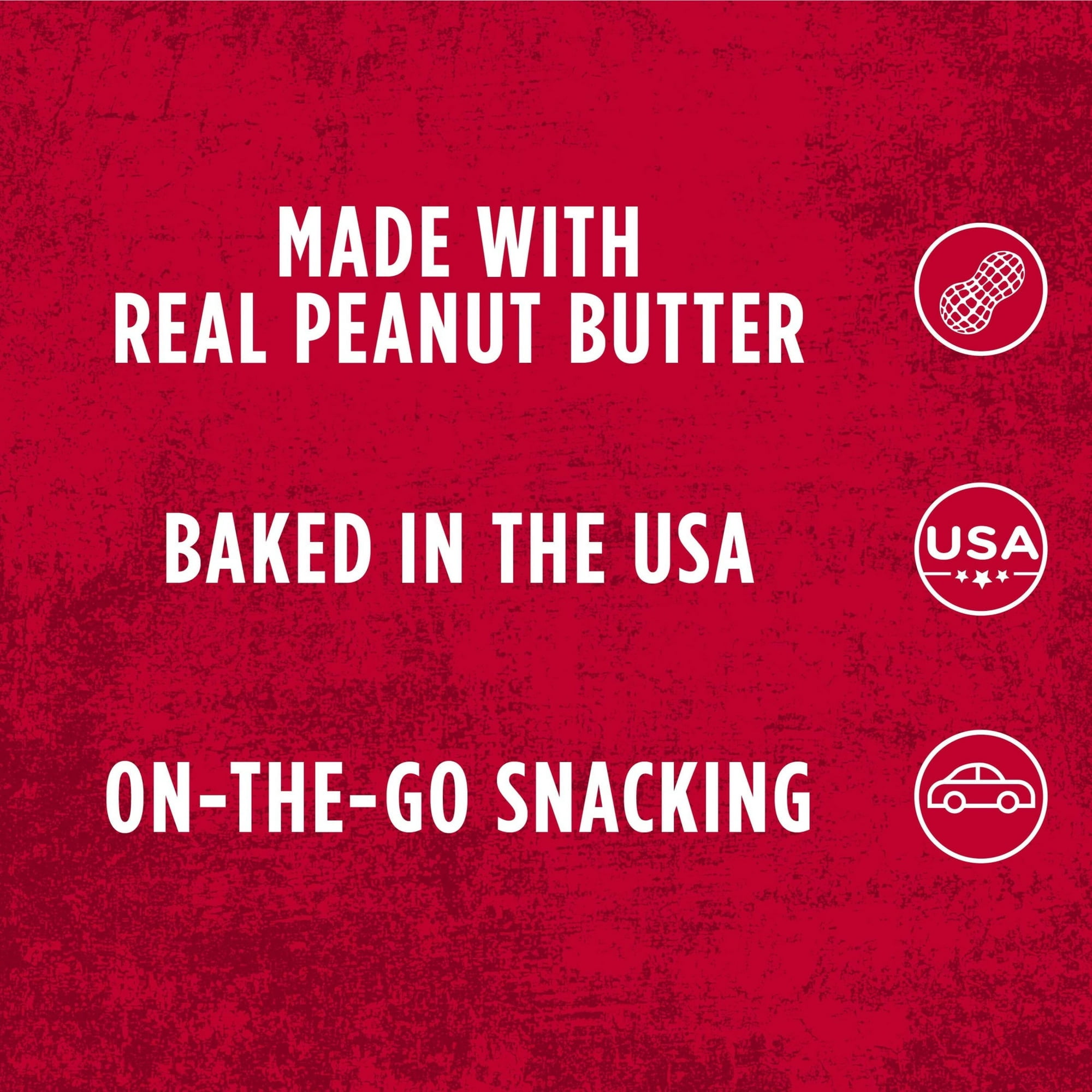 Austin Peanut Butter on Cheese Sandwich Crackers, Single Serve Snack Crackers, 20 Count,pack of 2.