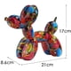 thumbnail image 5 of Adorno artístico y divertido con forma de perro con globos de colores vivos: decoración llamativa y divertida para el hogar y la oficina (rosa), 5 of 5