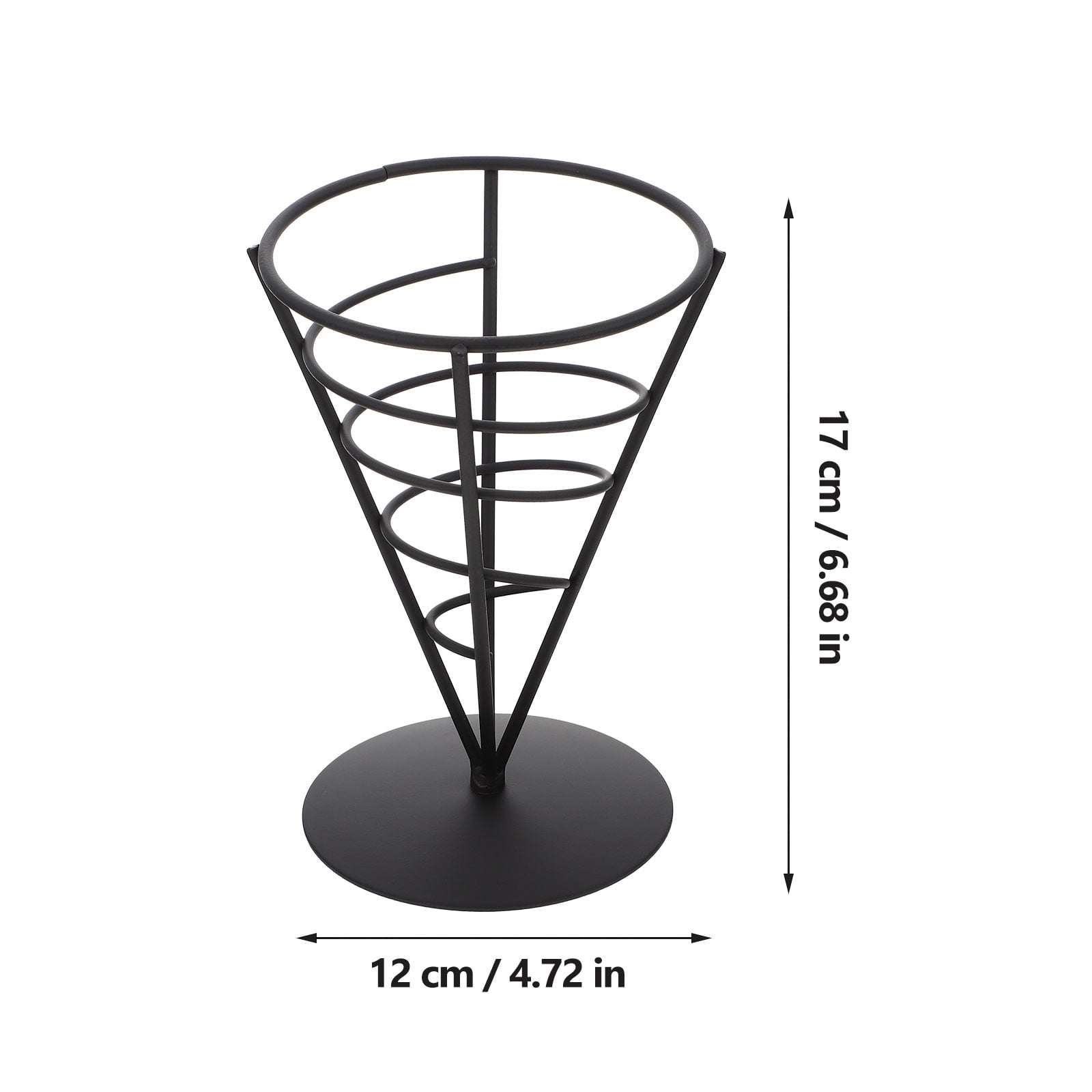 CIMAXIC Restaurant French Fry Holder French Fries Rack Iron