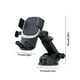 thumbnail image 3 of Soporte universal para teléfono de coche - salpicadero y soporte parabrisas con giro de 360° para teléfonos de 4,7-7 pulgadas, operación segura con una sola mano, acceso al puerto de carga, plata, 3 of 6
