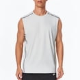 thumbnail image 3 of BRANROY Mens Lightweight Tank Tops Summer - Sleeveless Shirts for Men Cooling Breathable, Mens Tank Top Round Neck Loose Fit, Mens Sleeveless Shirts for Gym Beach Basketball,Light Gray,M, 3 of 6