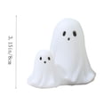 thumbnail image 2 of Halloween Night Light, Mini Glowing Ghost Decoration, Funny Whimsical Holiday Ornament, Cute Resin Tabletop Decor for Nightstands, Bookshelves, Mantels and Desks, Halloween Home Decor Gift, 2 of 9