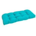 thumbnail image 3 of Blazing Needles 42-inch by 19-inch U-Shaped Solid Spun Polyester Tufted Settee/Bench Cushion, 3 of 3
