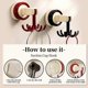 thumbnail image 5 of Kitchen Hook Rotating 360 Degrees Rotatable Self Adhesive Hanger Holder Wall Hooks, 5 of 5