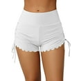 thumbnail image 1 of Charmo Short de Bain pour Femmes à Bord Festonné, Short de Planche à Cordon, Bas de Maillot de Bain, 1 of 6