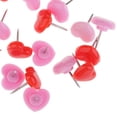 thumbnail image 1 of WRITWAA 150Pack Decorative Thumb Tacks Love Heart Peg Pin for Bulletin Board Map Marking General Users, 1 of 8