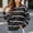 Black, variant on Fall Sweaters for Women Striped Half Zip Long Sleeve Collared Pullover Color Block Striped Casual Loose Fit Knit Top for Daily Wear