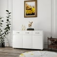 thumbnail image 4 of Clearance! Three Doors Side Table-white, 4 of 9